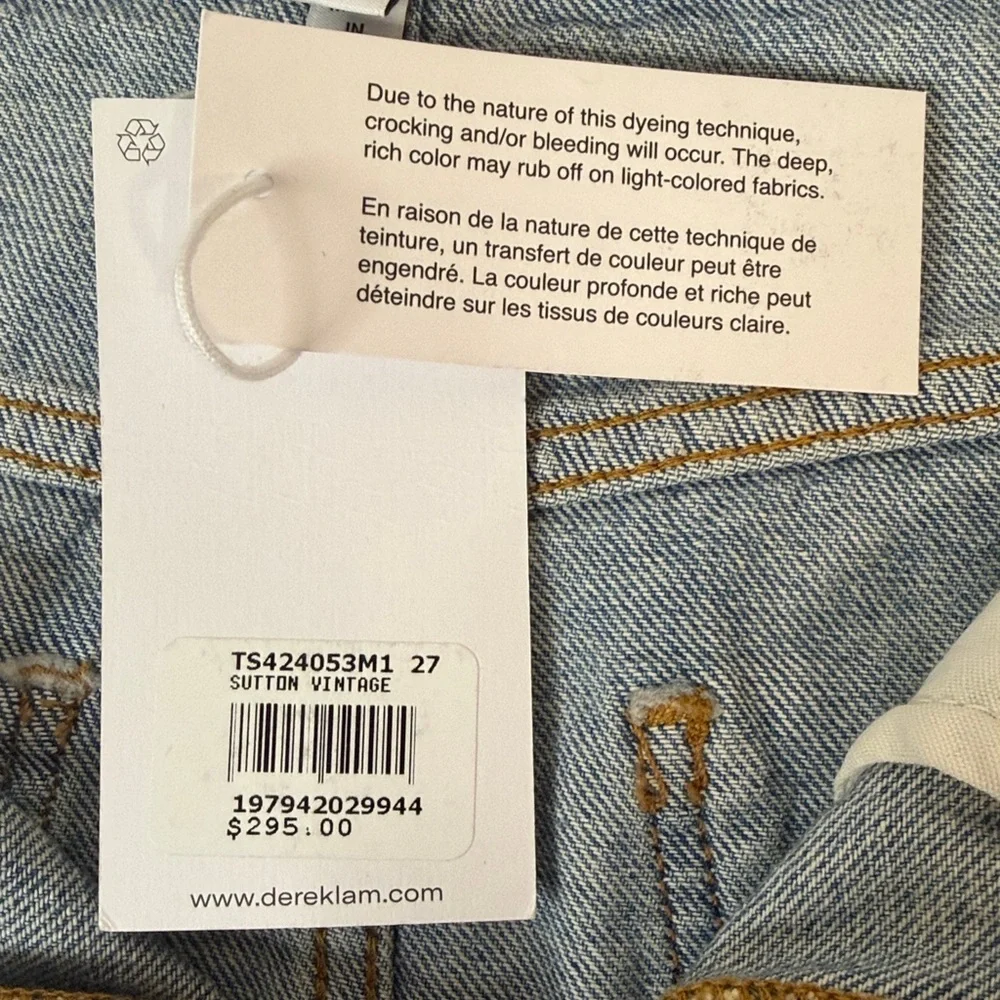 New Derek Lam 10 Crosby Denim Maxi Skirt - Sutton Vintage - Cotton NWT